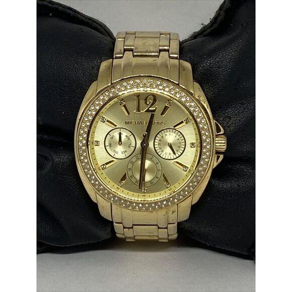 Michael Kors MK5691 Women's Gold Stainless Steel Analog Dial Quartz Watch MP67 - Picture 1 of 12